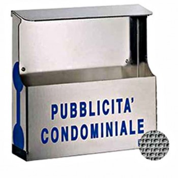 cassetta pubblicità inox 40414
